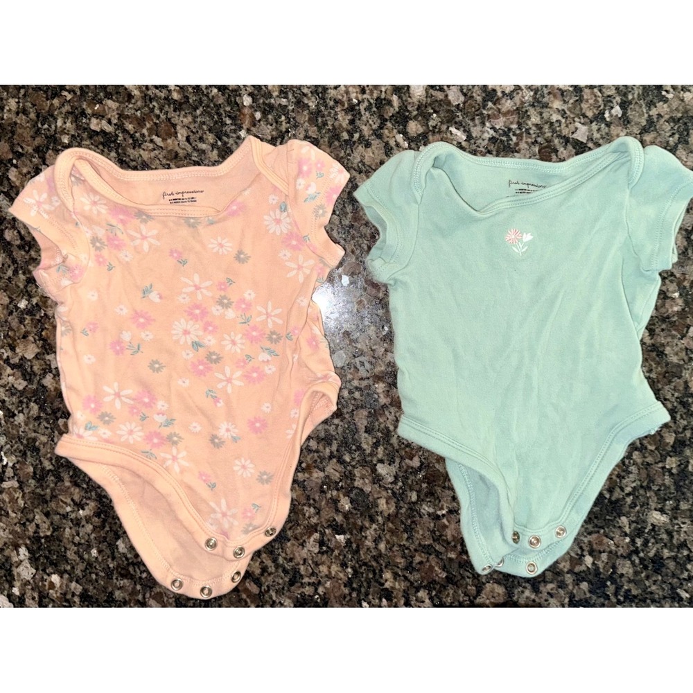First Impressions Baby Girls 2 Pack 0-3 Months